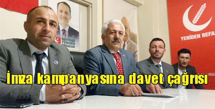 Fatih Erbakan’ın Cumhurbaşkanlığı adaylığı için imza kampanyasına davet çağrısı