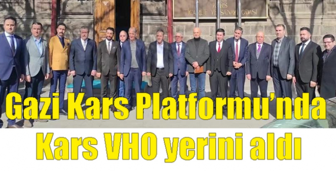 Gazi Kars Platformu’nda Kars VHO yerini aldı