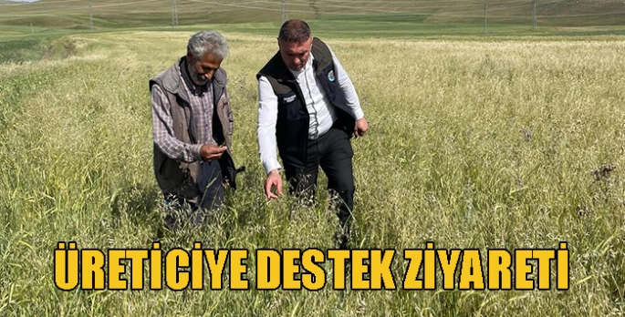 Hapanlı, Cumhuriyet ve Çorak Köylerinde Üreticiye Destek Ziyareti