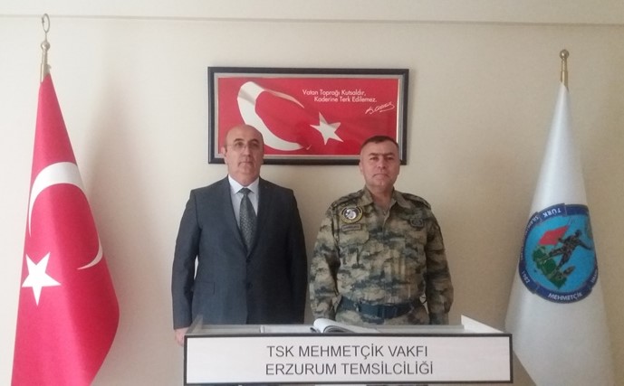 Hava Meydan Komutanı’ndan Mehmetçik Vakfı’na Ziyaret