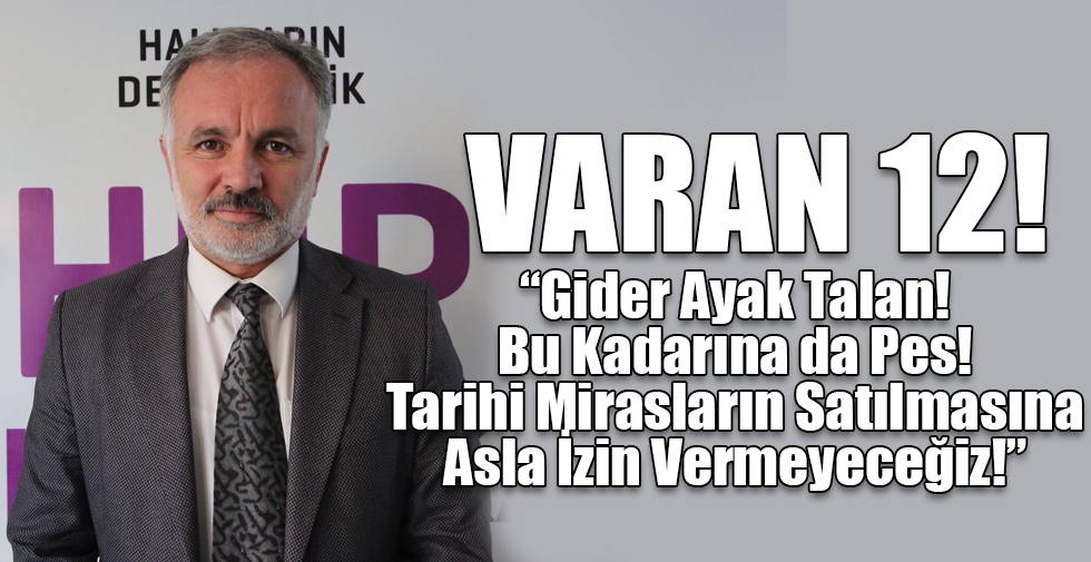 HDP Kars Belediye Eşbaşkan Adayı Ayhan Bilgen den Varan 12!