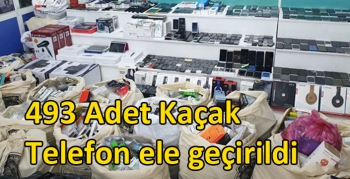 Iğdır’da 493 Adet Kaçak Telefon ele geçirildi