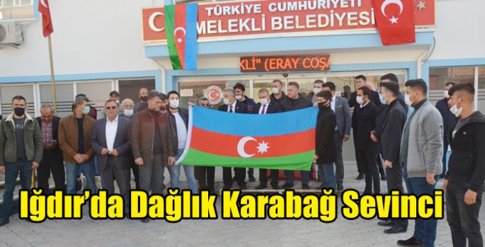 Iğdır’da Dağlık Karabağ Sevinci