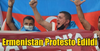 Iğdır’da Ermenistan Protesto Edildi