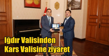 Iğdır Valisinden Kars Valisine ziyaret