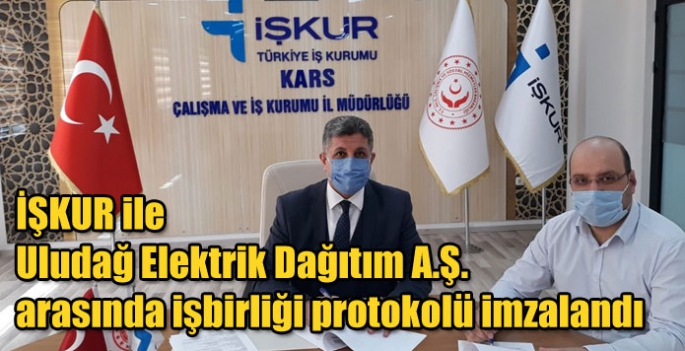 İŞKUR ile Uludağ Elektrik Dağıtım A.Ş. arasında işbirliği protokolü imzalandı