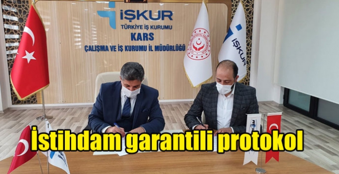 İstihdam garantili protokol imzalandı