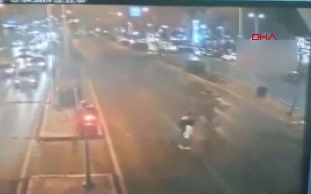 İzmir Gaziemir’de kan donduran kaza anı kamerada izle