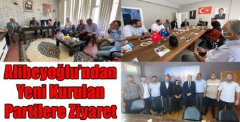 Alibeyoğlu'ndan yeni kurulan partilere ziyaret