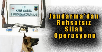 Jandarma’dan Ruhsatsız Silah Operasyonu