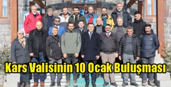 Kars Valisi Türker Öksüz, 10 Ocak’ta gazetecilerle buluştu