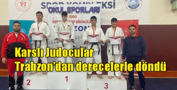 Karslı Judocular Trabzon’dan derecelerle döndü