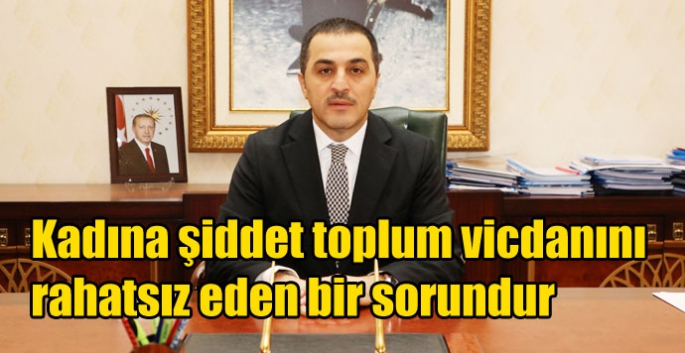 Kadına şiddet toplum vicdanını rahatsız eden bir sorundur