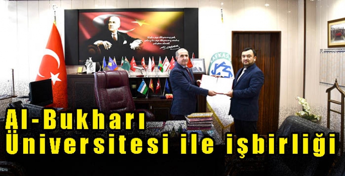 Kafkas Üniversitesi ile Özbekistan Al-Bukharı Üniversitesi arasında işbirliği protokolü imzalandı