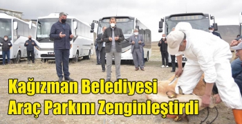 Kağızman Belediyesi Araç Parkını Zenginleştirdi