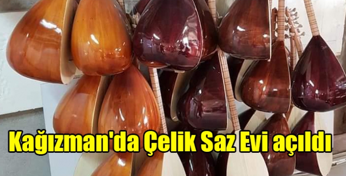 Kağızman'da Çelik Saz Evi açıldı