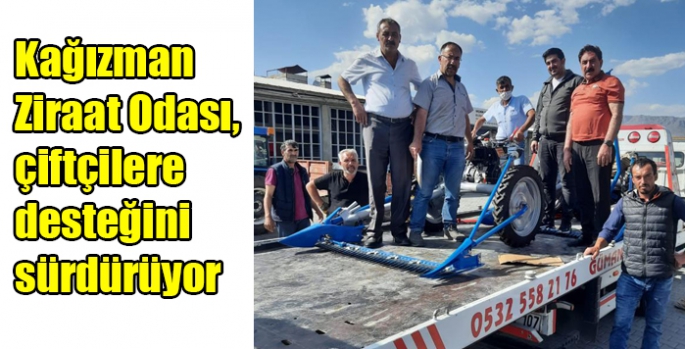 Kağızman Ziraat Odası, çiftçilere desteğini sürdürüyor