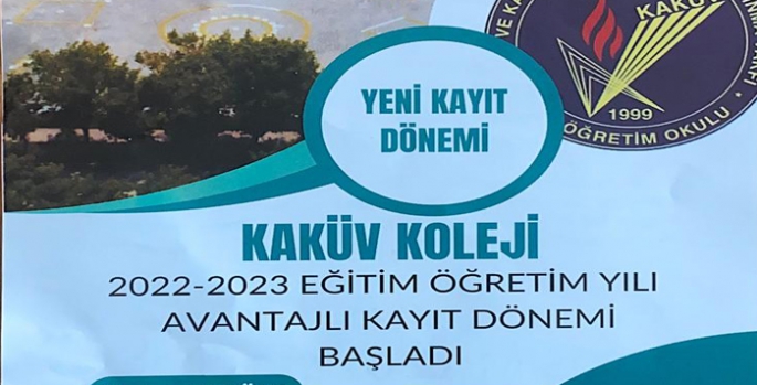 KAKÜV Koleji’nde erken kayıt fırsatları devam ediyor