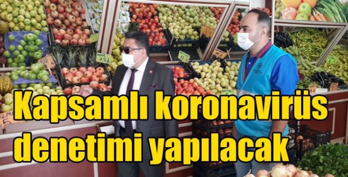 Kapsamlı koronavirüs denetimi yapılacak