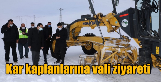 Kar kaplanlarına vali ziyareti