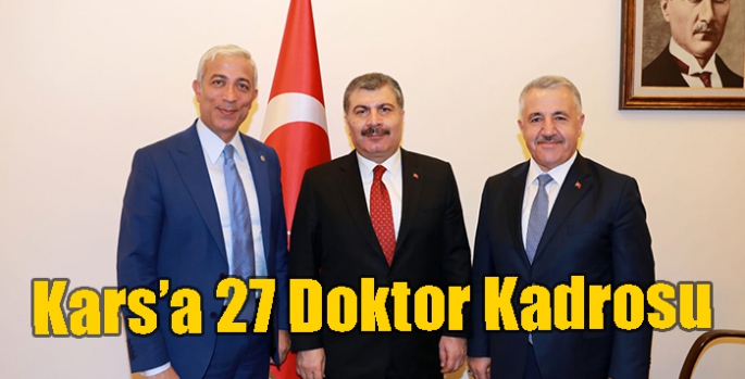 Kars’a 27 Doktor Kadrosu