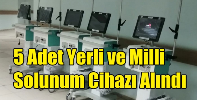 Kars’a 5 Adet Yerli ve Milli Solunum Cihazı Alındı