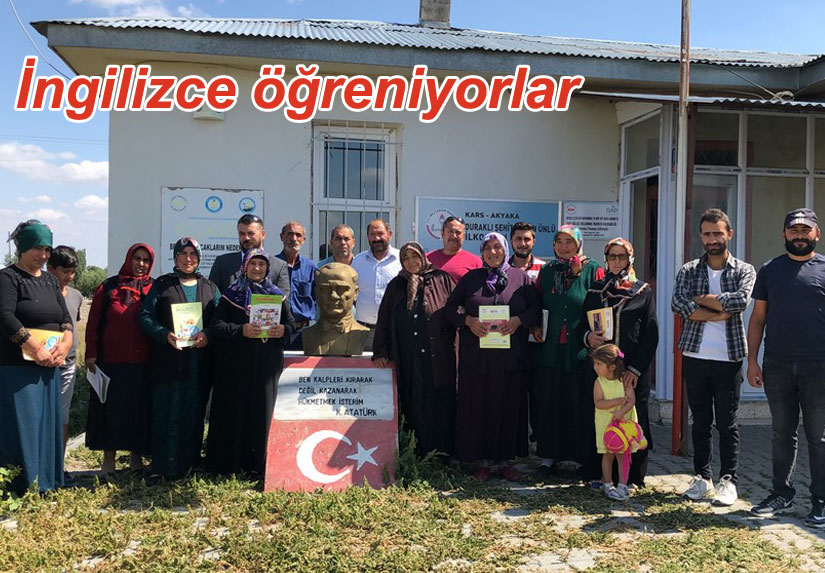 Kars Akyaka Duraklı Köyünde İngilizce Seferberliği