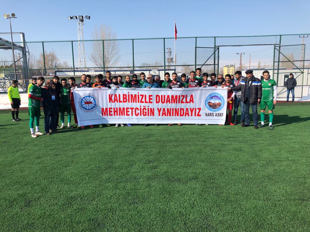 Kars Amatör Spor Kulüpleri Federasyonu Mehmetçiğin Yanında