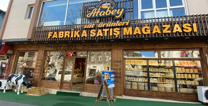 Kars Atabey Süt Ürünleri Fabrika Satış Mağazası Açıldı