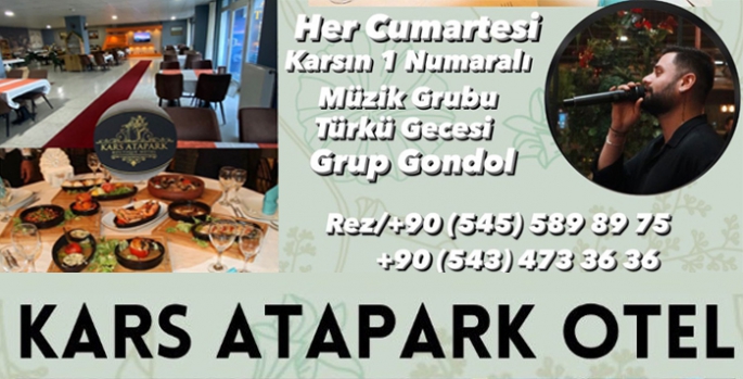 Kars Atapark Otel’de Her Cumartesi Canlı Müzik