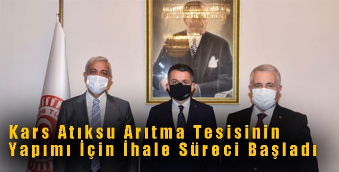 Kars Atıksu Arıtma Tesisinin Yapımı İçin İhale Süreci Başladı