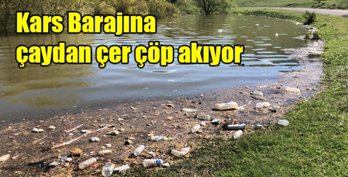 Kars Barajına çaydan çer çöp akıyor