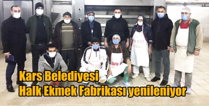 Kars Belediye Halk Ekmek Fabrikası yenileniyor