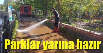 Kars Belediyesi Hizmete Açılacak Parkları Hazır Hale Getirdi