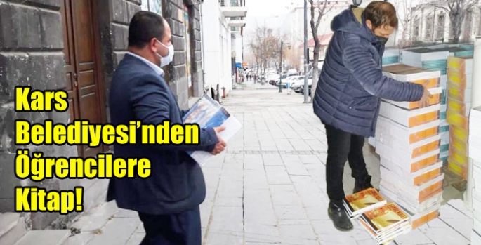 Kars Belediyesi’nden Öğrencilere Kitap!