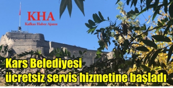 Kars Belediyesi ücretsiz servis hizmetine başladı