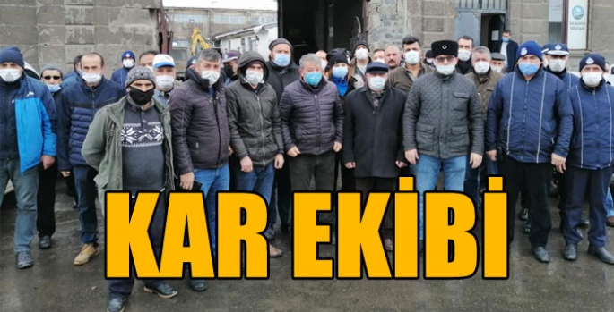 Kars Belediyesinin kar Seferberliği