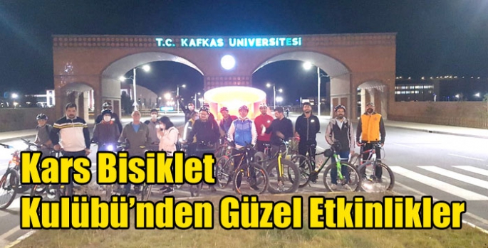 Kars Bisiklet Kulübü’nden Güzel Etkinlikler