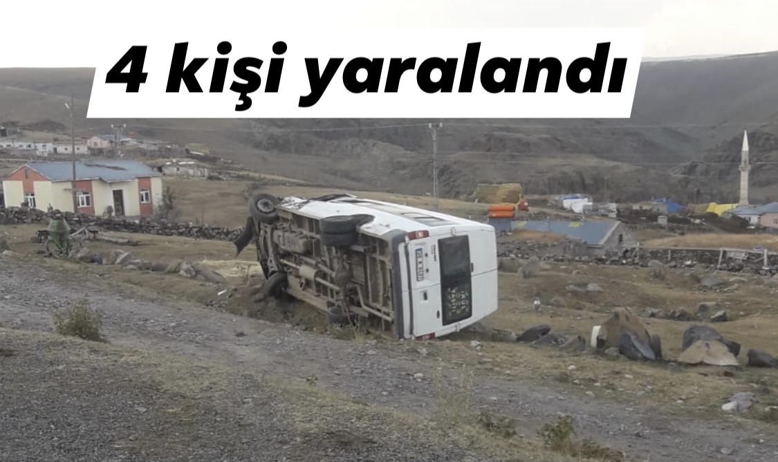 Kars Boğatepe Yolunda trafik kazası