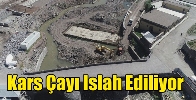 Kars Çayı Islah Ediliyor