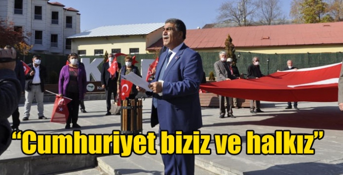 Kars CHP İl Başkanı Taner Toraman, “Cumhuriyet biziz ve halkız”