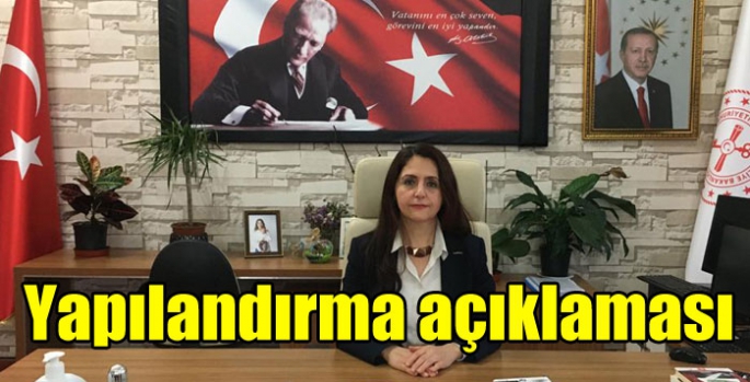 Kars Defterdarından Yapılandırma açıklaması