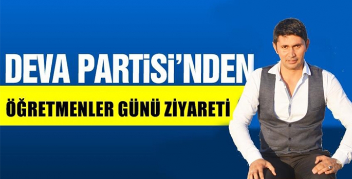 Kars DEVA Partisinden Öğretmenler Günü Ziyareti