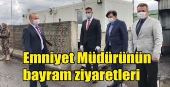 Kars Emniyet Müdürünün bayram ziyaretleri