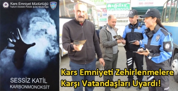 Kars Emniyeti Zehirlenmelere Karşı Vatandaşları Uyardı!