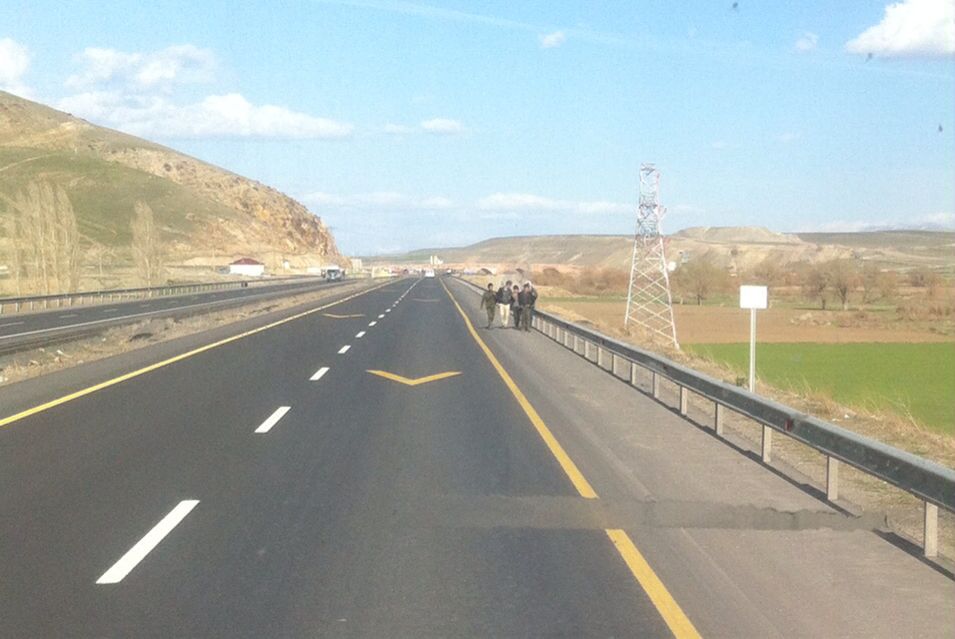 Kars Erzurum yolu mülteci dolu