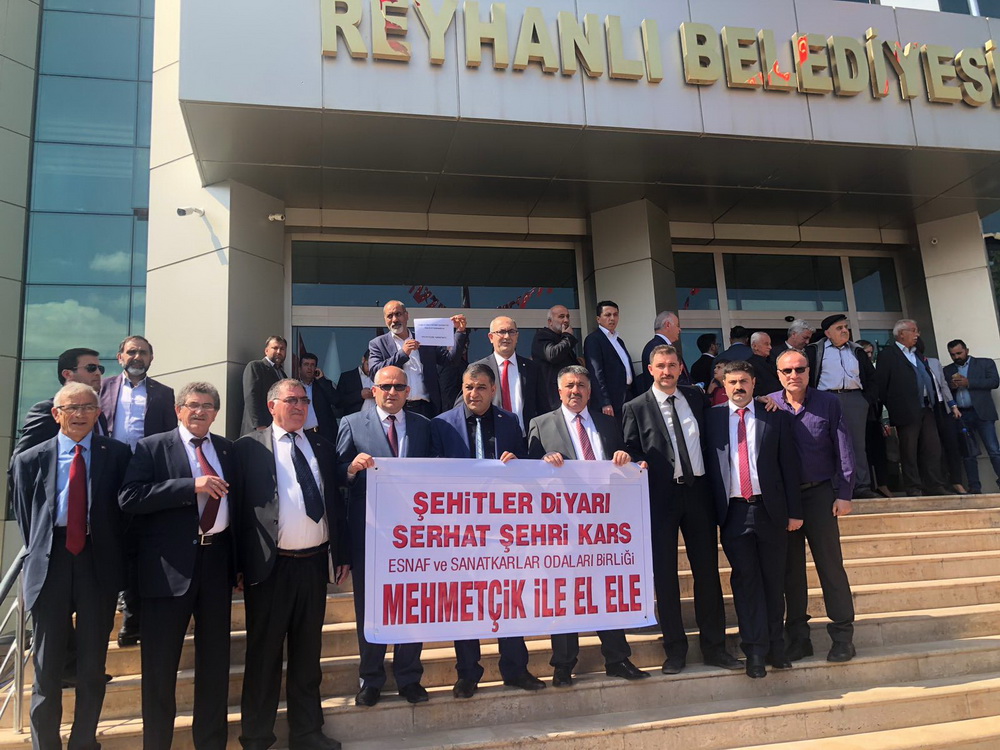 Kars Esnaflar Odası Mehmetçiğe Destek İçin Hatay’da