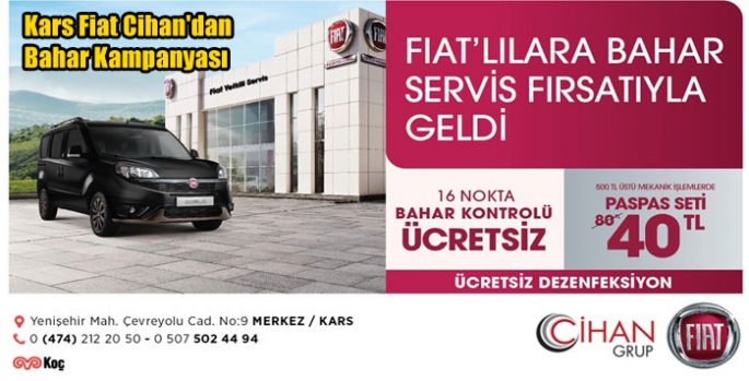 Kars Fiat Cihan'dan Bahar Kampanyası