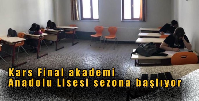 Kars Final akademi Anadolu Lisesi sezona başlıyor