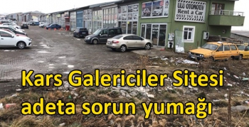 Kars Galericiler Sitesi adeta sorun yumağı